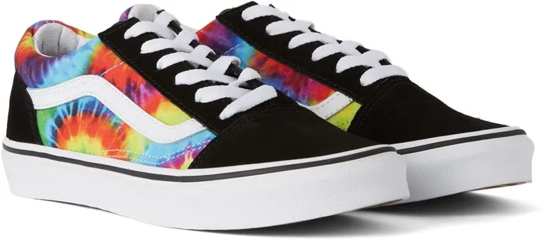Vans Kids Multicolor Tie-Dye Old Skool Big Kids TIEDYE (J VN0A4UHZ99E)