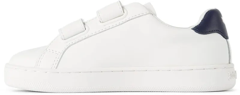 Palm Angels Kids White & Navy New Tennis WHITE NAVY (PBIA006F21LEA0010146)