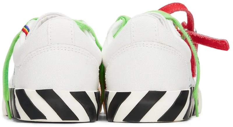 Off-White Kids White Monsters Vulcanized White Blue (OBIA003F22FAB0010145)