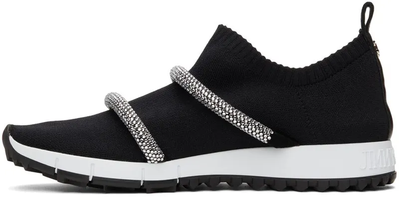 Jimmy Choo Knit Embellished Quito Black (QUITOXUT)