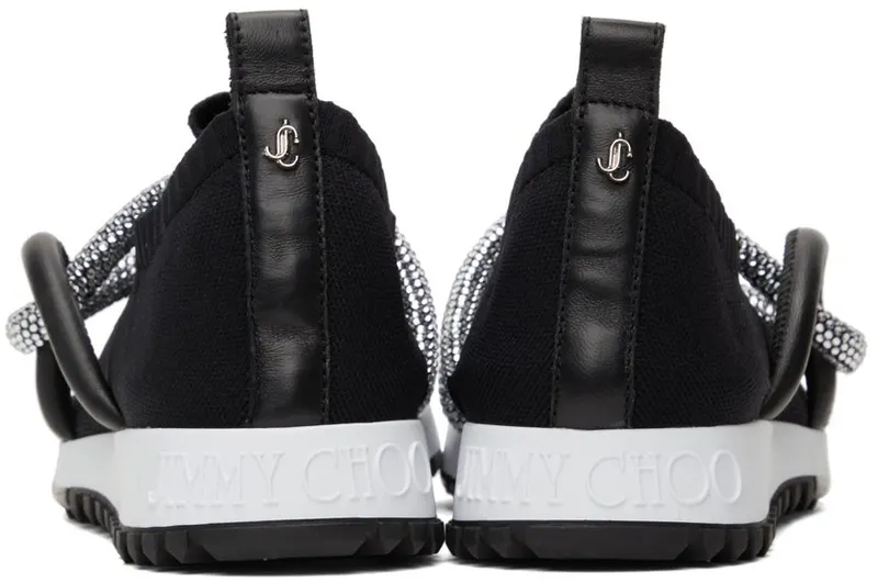Jimmy Choo Knit Embellished Quito Black (QUITOXUT)