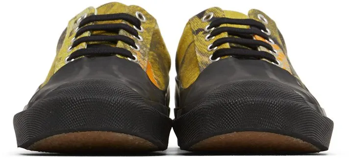 Dries Van Noten Multicolor Floral Canvas Low-Top 976 DESB (Ms27/131 QU724)