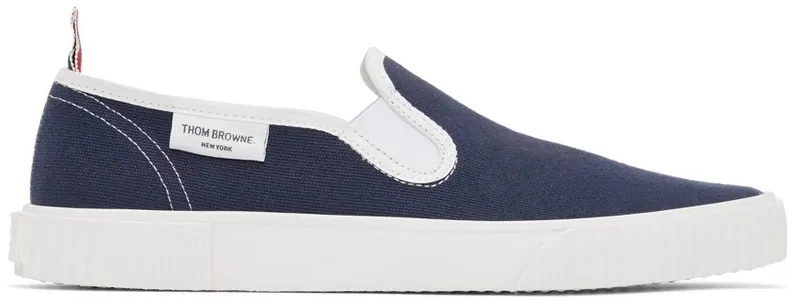Thom Browne Navy Slip-On Heritage 415 NAVY (MFL064A-01588)