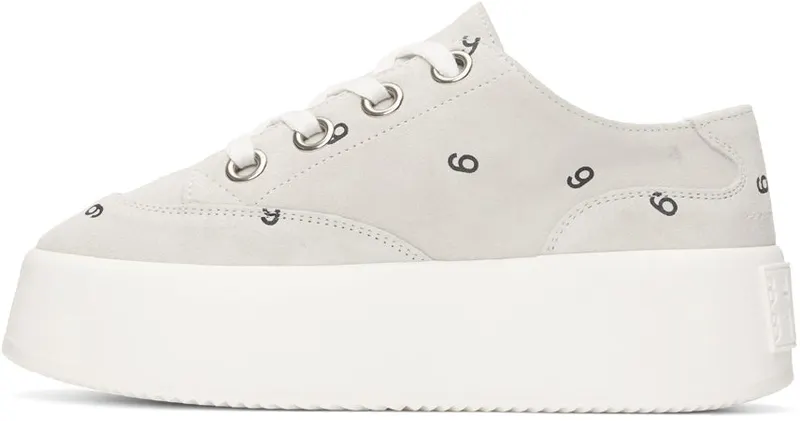 MM6 Maison Margiela Off-White 6 Platform H1527 White/Black (S59WS0181 PR667)