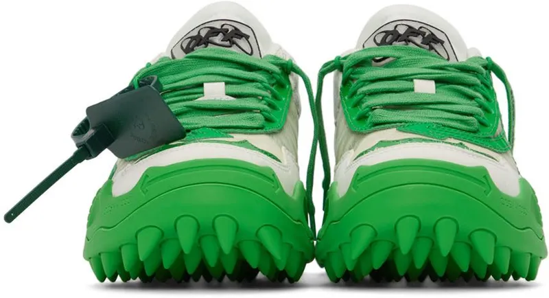 Off-White Off-White & Green Odsy 1000 155 White Green (OWIA180S22FAB0010155)