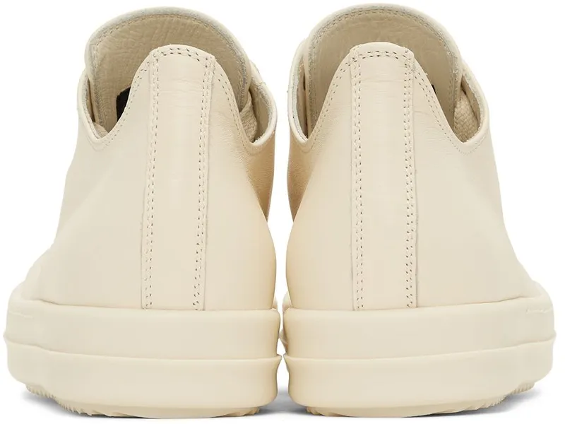 Rick Owens Off-White Full Grain Low 11111 Milk/Milk/Milk (RP01B4891 LPO)