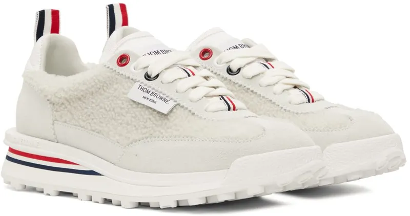 Thom Browne Off-White Shearling Tech 100 WHITE (MFD239A-L0010)