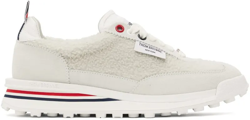 Thom Browne Off-White Shearling Tech 100 WHITE (MFD239A-L0010)