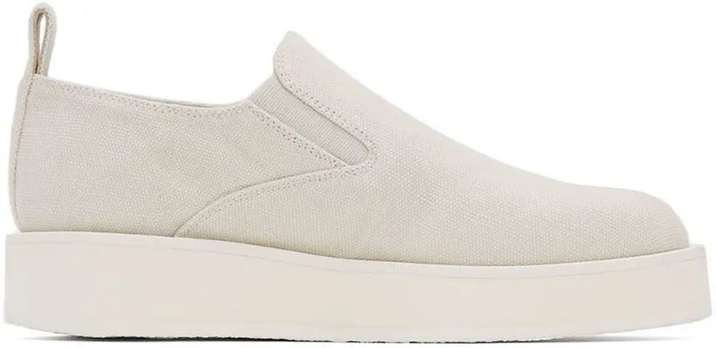 Jil Sander Off-White Slip-On Platform 105 Off White (JS37050B_14040)