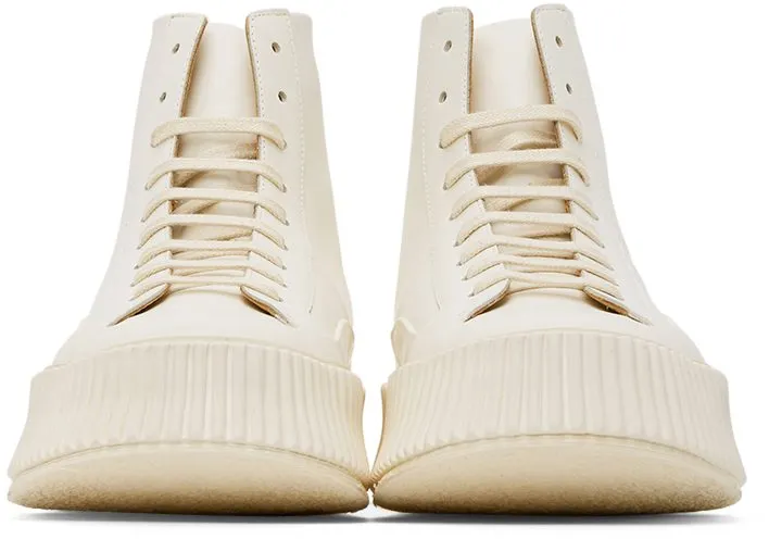 Jil Sander Off-White Vulcanized High-Top 136 COCONUT (JI32536A-11560)