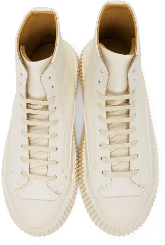 Jil Sander Off-White Vulcanized High-Top 136 COCONUT (JI32536A-11560)