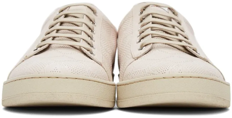 Paul Smith Pink Leather Geo Hassler 2 WHITES (M1S-HAS38-GPAR-02)
