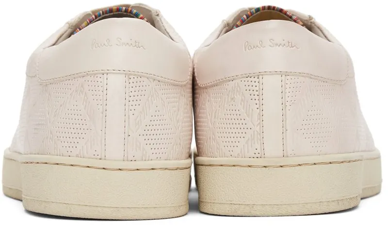 Paul Smith Pink Leather Geo Hassler 2 WHITES (M1S-HAS38-GPAR-02)