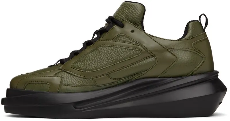 1017 ALYX 9SM SSENSE Exclusive Khaki Mono Hiking MILITARY GREEN/ BLAC (MONO HIKING SNEAKER – AXUSN0034L)