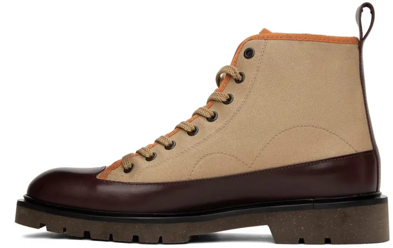 PS by Paul Smith Tan Logo High-Top 7 Whites (M2S-BUH06-JCVS-07)