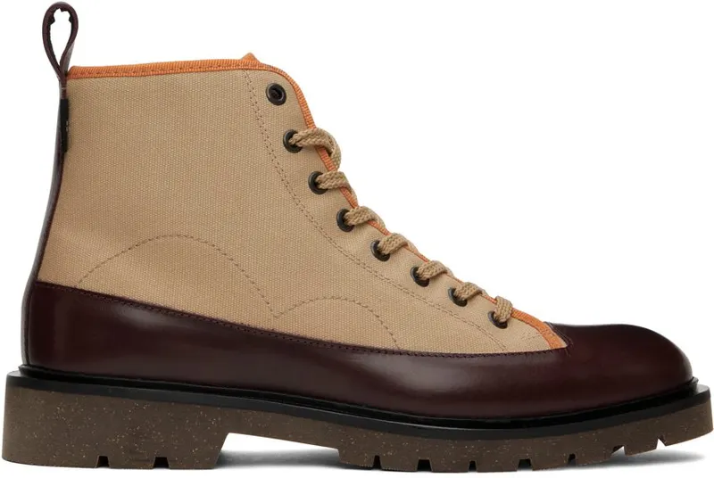 PS by Paul Smith Tan Logo High-Top 7 Whites (M2S-BUH06-JCVS-07)
