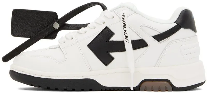 Off-White White & Black Out Of Office White Black (OWIA259C99LEA0010110)