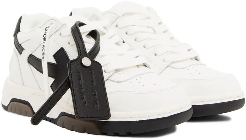 Off-White White & Black Out Of Office White Black (OWIA259C99LEA0010110)