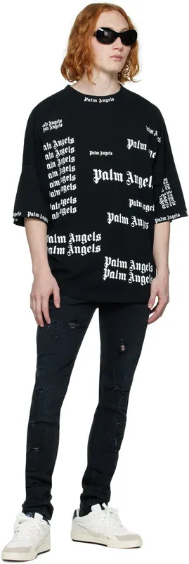 Palm Angels White & Black University WHITE BLACK (PMIA078F22LEA0010110)