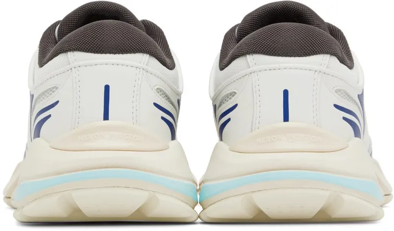 Heron Preston White & Blue Block Stepper white blue (HMIA027F22FAB0010145)