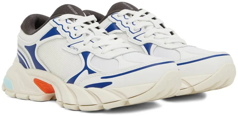 Heron Preston White & Blue Block Stepper white blue (HMIA027F22FAB0010145)