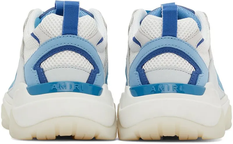 AMIRI White & Blue Bone Runner Low-Top NEON BLUE / WHITE (PF22MFS001-878)