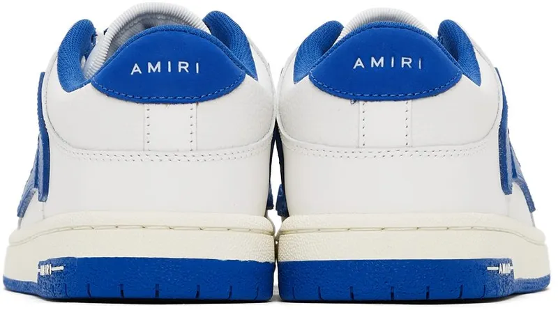 AMIRI White & Blue Skel Top Low WHITE / BLUE (PS22MFS003-123)
