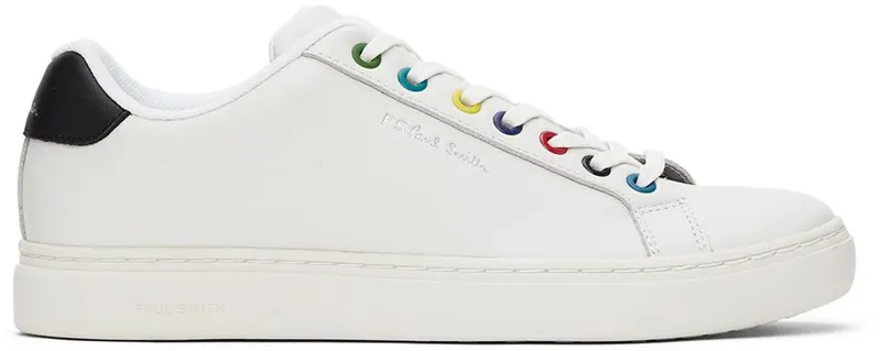 PS by Paul Smith White & Multicolor Rex Low 1 WHITE (M2S-REX38-FLEA)