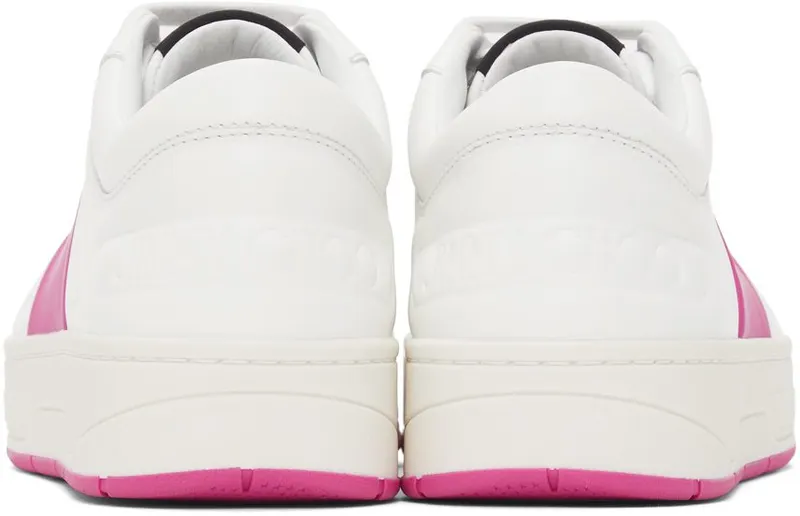 Jimmy Choo White & Pink Hawaii White/Fuchsia (HAWAII/F ADD)