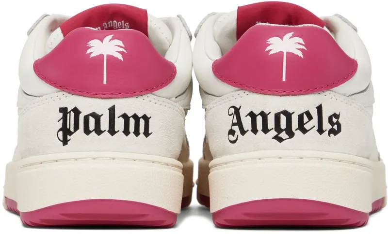 Palm Angels White & Pink University White Fuchsia (PWIA049F22LEA0010132)