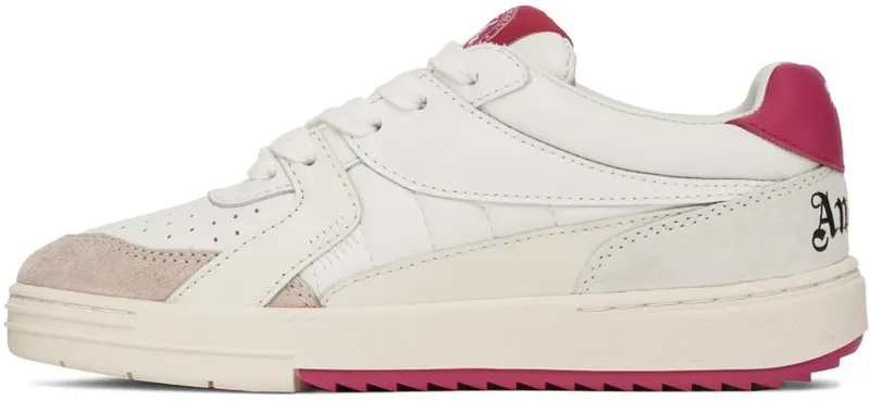 Palm Angels White & Pink University White Fuchsia (PWIA049F22LEA0010132)