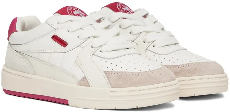 Palm Angels White & Pink University White Fuchsia (PWIA049F22LEA0010132)