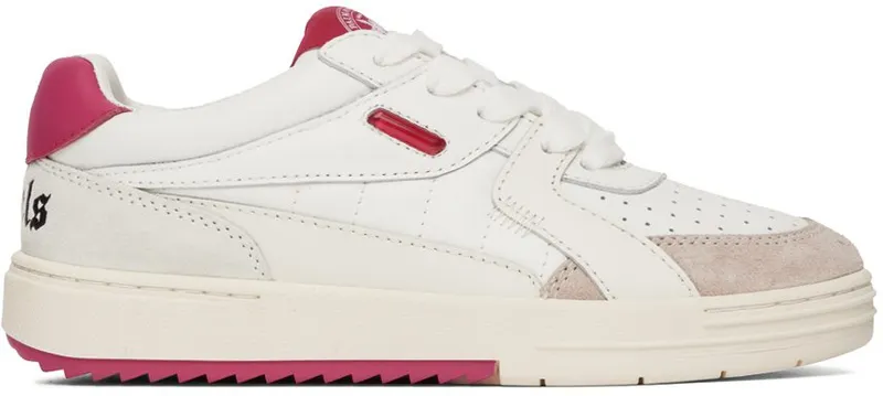 Palm Angels White & Pink University White Fuchsia (PWIA049F22LEA0010132)