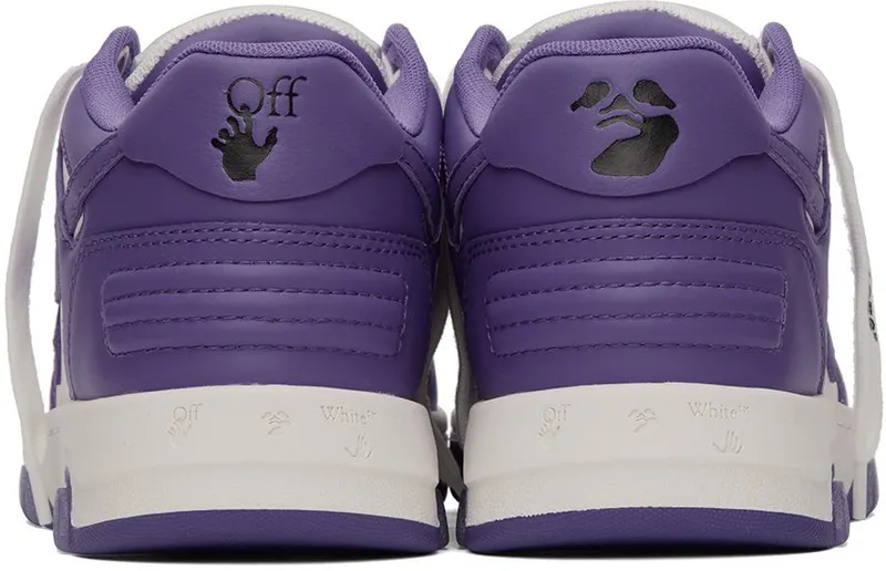 Off-White White & Purple Out Of Office White Purple (OWIA259F22LEA0010137)