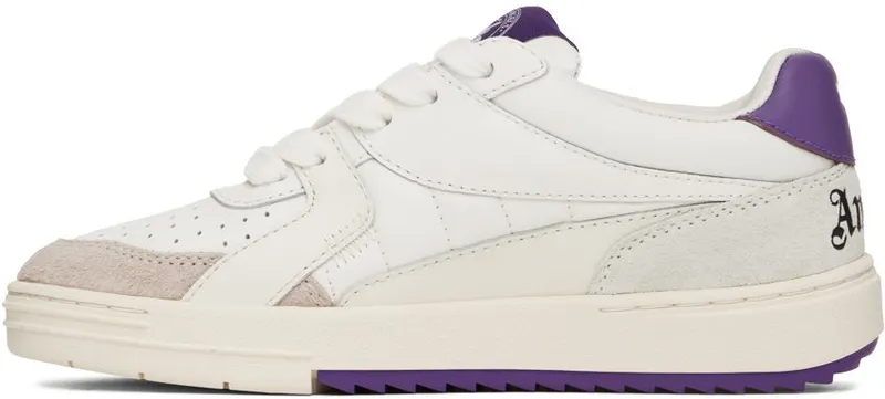 Palm Angels White & Purple University White Purple (PWIA049F22LEA0010137)