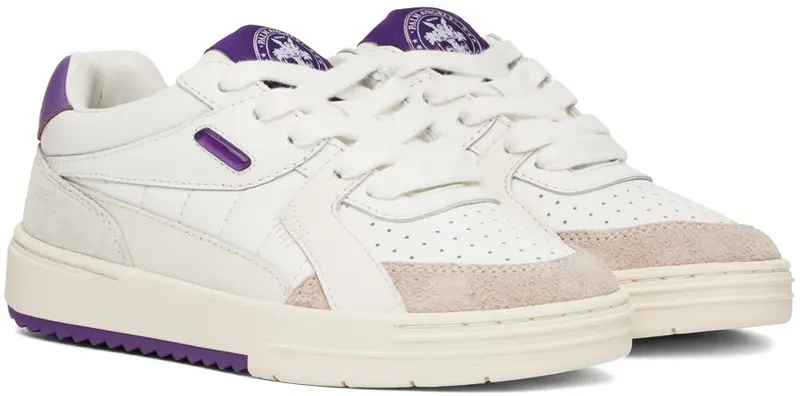 Palm Angels White & Purple University White Purple (PWIA049F22LEA0010137)