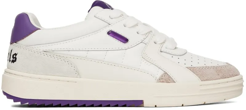Palm Angels White & Purple University White Purple (PWIA049F22LEA0010137)