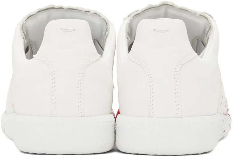 Maison Margiela White & Red Paint Drop Replica H8682 WHITE / VARIAN (S37WS0568 P4129)