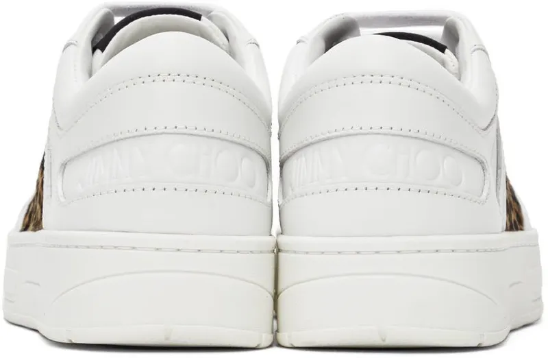 Jimmy Choo White Calfskin Hawaii/F V White/Natural Mix (HAWAII/FVZJ)