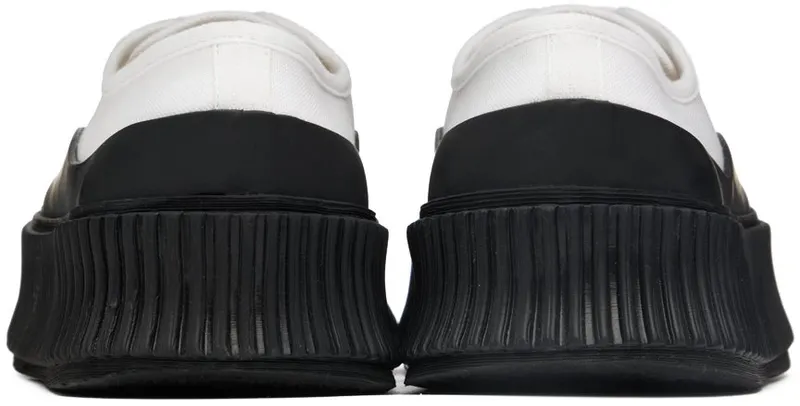 Jil Sander White Canvas Platform 105 – LIGHT IVORY (J32WS0019_P4868)