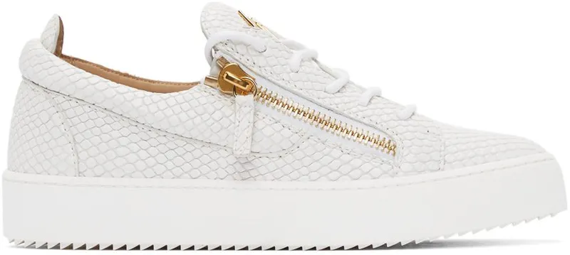 Giuseppe Zanotti White Croc May London Gigas WHITE (RU70000 77649)
