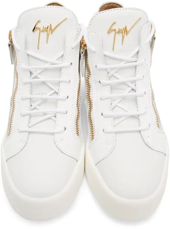 Giuseppe Zanotti White Kriss High-Top WHITE (RU70009 72686)