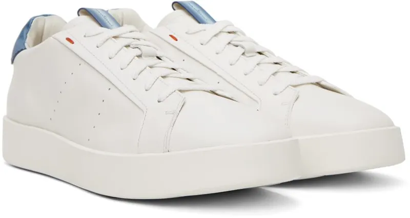 Santoni White Leather WHITE (MBWI21303BARXDSEI55)