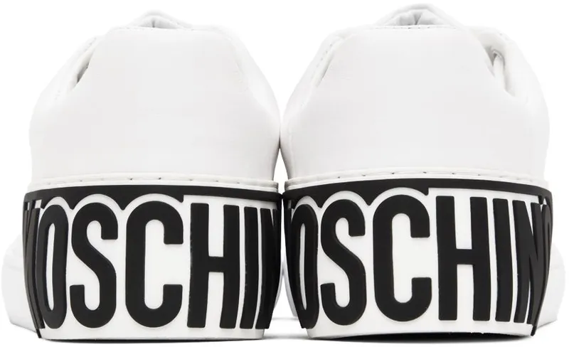 Moschino White Maxi Logo 100 Bianco (MA15402G1F MF0 100)