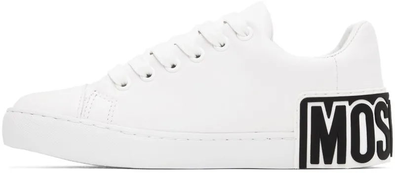Moschino White Maxi Logo 100 Bianco (MA15402G1F MF0 100)