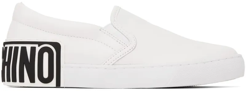 Moschino White Maxi Logo 100 Bianco (MA15432G1F MF0 100)