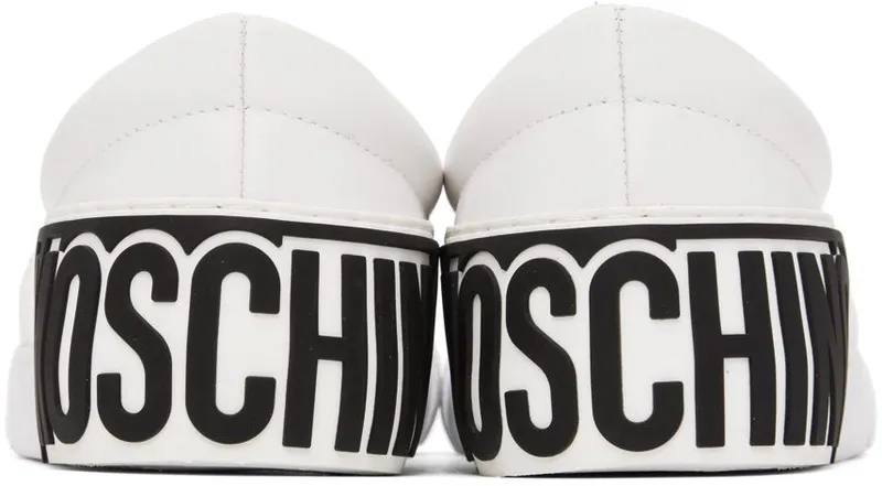 Moschino White Maxi Logo 100 Bianco (MA15432G1F MF0 100)