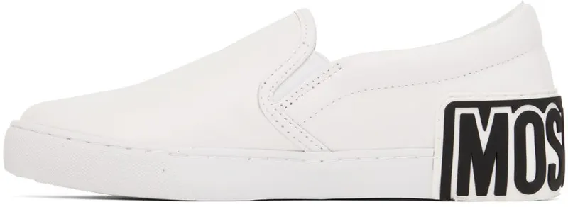 Moschino White Maxi Logo 100 Bianco (MA15432G1F MF0 100)