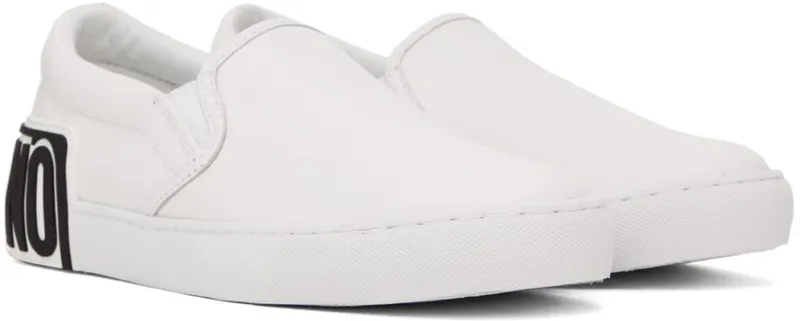 Moschino White Maxi Logo 100 Bianco (MA15432G1F MF0 100)