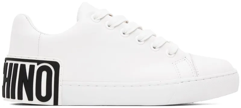 Moschino White Maxi Logo 100 Bianco (MA15402G1F MF0 100)